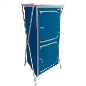 Aktive 4 Levels Foldable Wardrobe 62x53x140 Cm Bleu