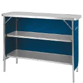 Colorbaby Folding Camping Shelving Bleu