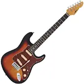 Gear4Music Guitare Électrique LA Select par Sunburst