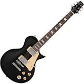 Gear4Music Guitare Électrique New Jersey par Noir