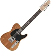 Gear4Music Knoxville Deluxe 12 String Electric Guitar by
