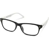 Zippo Lunettes de lecture, monture en polycarbonate noir/blanc B3 - dioptries +2,0 - 31Z-B3-WHI200