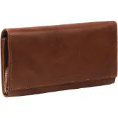 The Chesterfield Brand Cuir porte-monnaie Hampton Billfold Wide Cognac brun