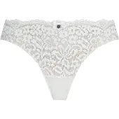 Hunkemoller String Marine Blanc