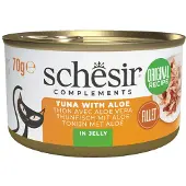 Schesir thon avec aloés (gélée) pâtée pour chat (boîte)
