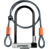 Kryptonite U Kryptolok Serrure à clé standard + câble