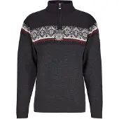 Dale of Norway - Pull en laine mérinos - Moritz M Sweater Darkcharcoal Raspberry Black en Laine - Taille M - Gris