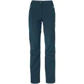 Vaude Farley Stretch Capri T-zip Iii Pants Bleu 48 / Short Femme