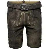 Spieth & Wensky Pantalon folklorique 'Erno' brun foncé
