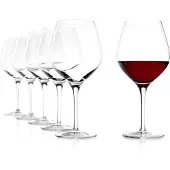 Stölzle Lausitz, 2 verres à vin de Bourgogne, modèle EXQUISIT, transparent, référence 147 00 00 | EAN 4012632256959