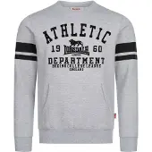 Lonsdale Sweat-shirt ' GLESPIN ' gris / noir
