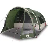 vidaXL Tente familiale 6 personnes Vert Imperméable