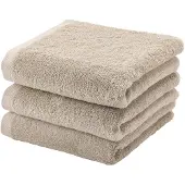 Aquanova Serviette de toilette Aquanova London Lin 55 x 100 cm (Lot de 3)