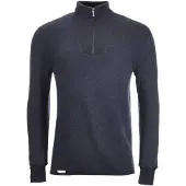 Woolpower Sous vêtement Woolpower Zip Turtleneck 400 Dark Navy-L