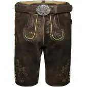 Krüger Collection Pantalon folklorique 'Theodor' marron