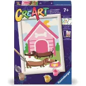 Ravensburger CreArt - Malen nach Zahlen - Dashhound Delight