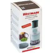 Westmark Compact, Processeur d'aliments, Noir, Transparent, Blanc