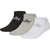 Puma Unisexe, Chaussettes de sport, Unisexe Sneaker 3pair Pack Assorted Chaussettes, Gris/Blanc/Noir, 6-8 (39 - 42), Multicolore, Blanc, Noir, Gris