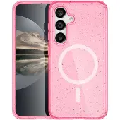IMoshion Coque Pailletée avec MagSafe Samsung Galaxy S25 Plus - Rose