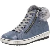 Remonte Bottines à lacets 'D0780' azur / gris clair