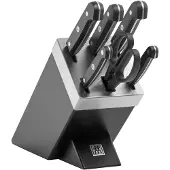Zwilling Gourmet Bloc à couteaux Set de couteaux auto-affûtés 7pcs, noir