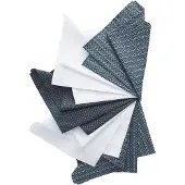 Next Pochette marine / bleu clair / gris / blanc