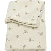 Meyco Baby Gingko 75x100 Cm Muslin Crib Blanket Beige Enfants