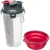Trixie Conteneur à nourriture/eau de voyage pour chien et chat 0,35 L