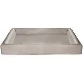 Bia Bed Bed Housse de panier pour chien en simili cuir Taupe