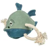 Trixie Hunde-Spielzeug Fisch mit Tau 28 cm (Jouet à mâcher pour chiens)