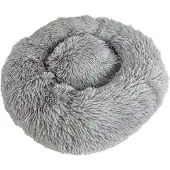 SAZZZ Hundekorb Fluffy Hellgrau