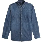 G-Star Chemise Clean Slim - Bleu moyen - Hommes
