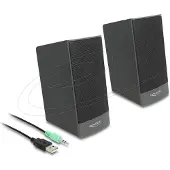 DeLOCK Haut-parleurs Usb 2.0 Stereo 3.5mm Jack/usb Powered
