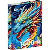 Enjoy Puzzle Puzzle 1000 pièces Enjoy – Dragon Bleu