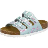 Lico Sandales 'Bioline Flower' bleu pastel / menthe / rose