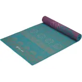 Gaiam Tapis de Yoga Kiku Réversible 6mm violet vert