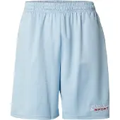 Karl kani Pantalon bleu clair / rouge sang / blanc cassé