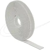DeLOCK Velcro - 5 mètres - Gris -