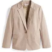 Tommy Hilfiger Ww0ww47179 Blazer Beige 36 Femme