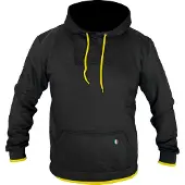 MUGENRACE Sweat à capuche Blacky, noir/jaune, 2XL