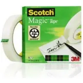 Scotch Ruban adhésif magique Scotch 19 mm x 66 m (12 unités)