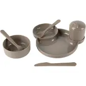 Dantoy Tiny Bio Dinner Giftset set de repas Mocca