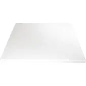 Bolero Plateau De Table Carré Blanc 600 Mm -