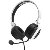 Snakebyte HEAD:SET 5 (PS5) casque avec câble, bandeau, musique, noir, blanc