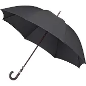 Falcone Parapluie de golf - Résistant au vent - 130 cm - Noir, Noir