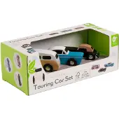 Classic World Set de voitures en bois - 3 pièces - Bois
