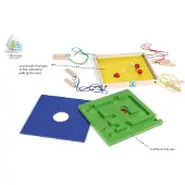 BS Toys Jeu d'équilibre en bois avec boules