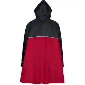 Vaude Bike Valero Waterproof Poncho Rouge,Noir S Homme