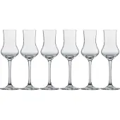 Zwiesel Glas Schott 6 Stück Grappaglas Classico tritan· kristall, Hergestellt in EU· spülmaschinenfest· Grappaglas 106225