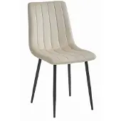Leobert Chaise LAVA - velours beige froid x 1